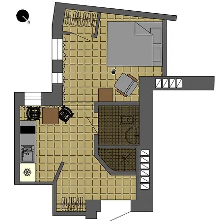 Cozy 1 Bedroom In The Center Of Appartamento *